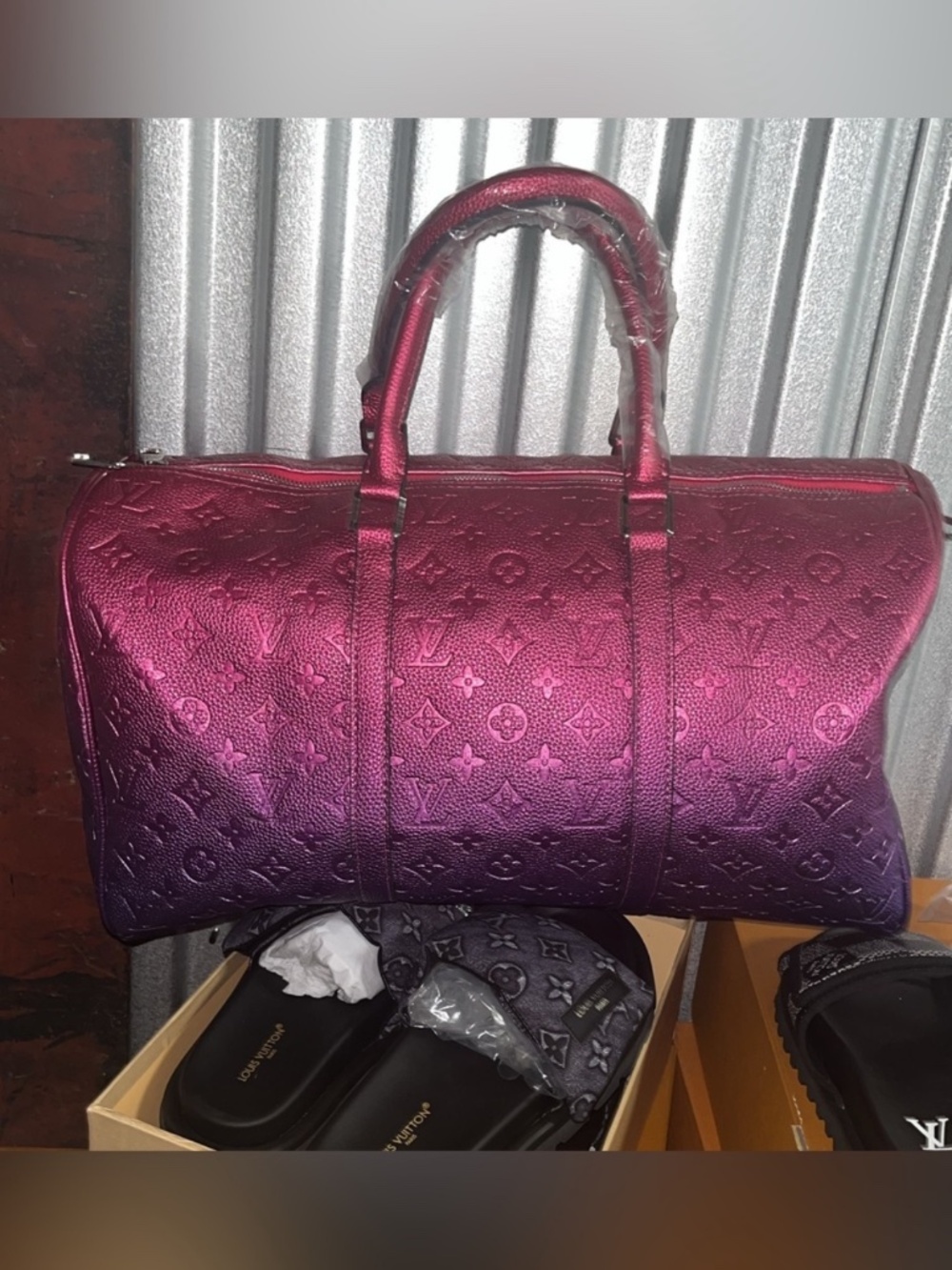 Cute fashion duffle bag